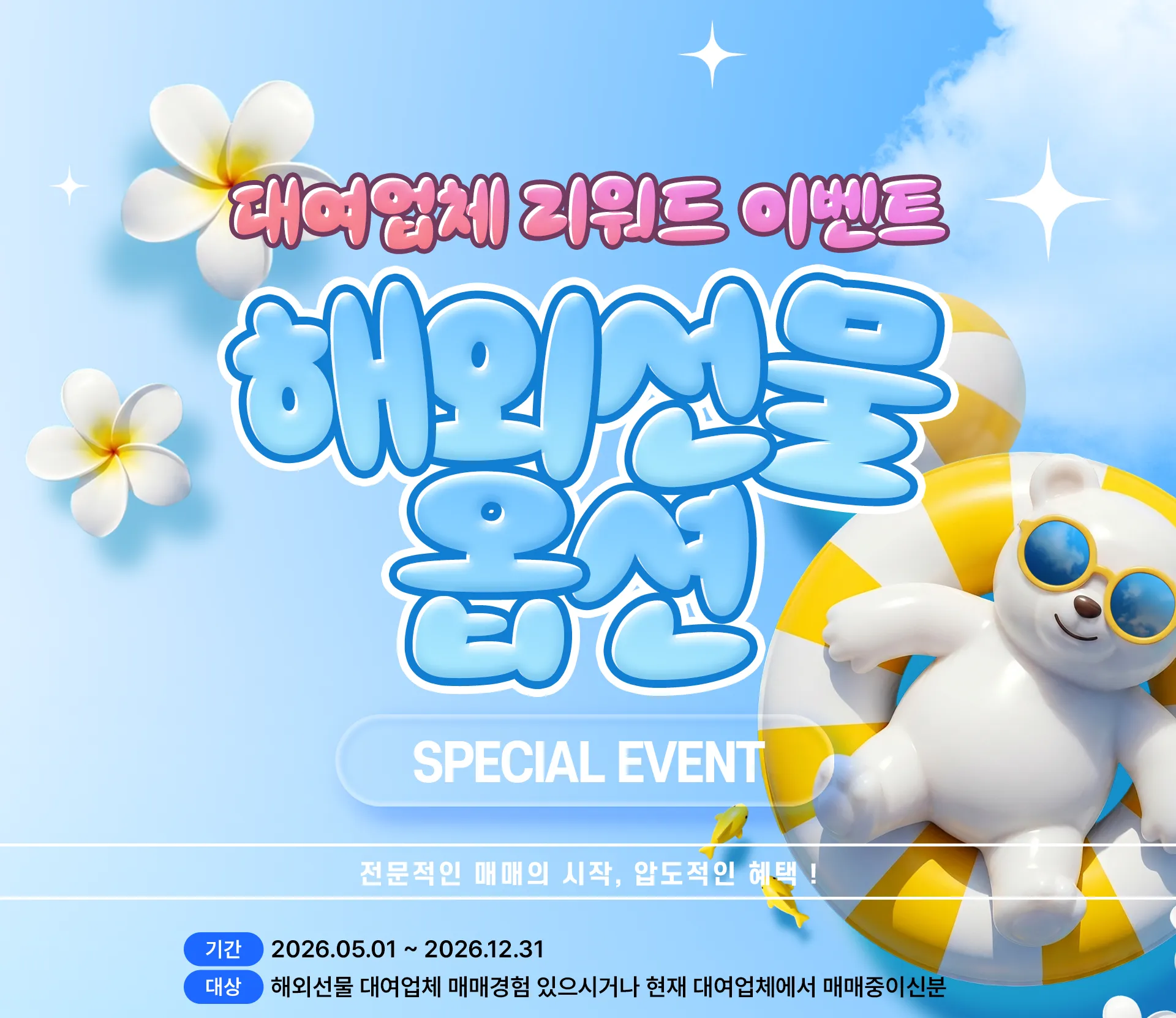 해외선물옵션 이벤트 배경